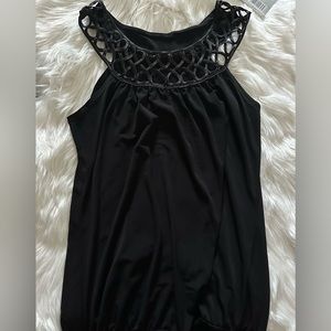 Black strap classy business/ fancy top